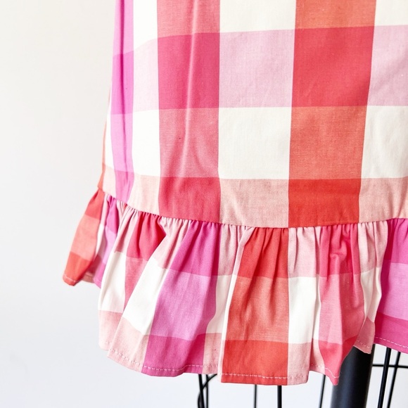 J. Crew Pink and Red Plaid Mini Skirt - Picture 2 of 6